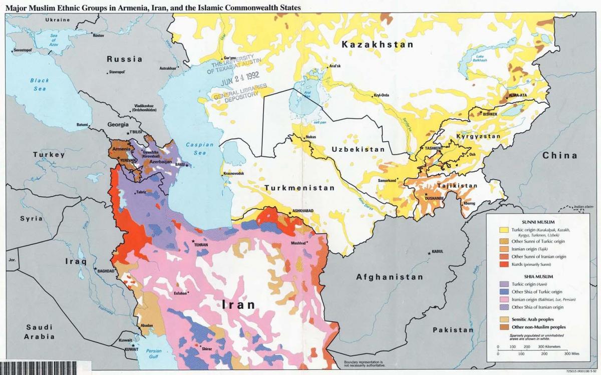 harta Kazahstan religie