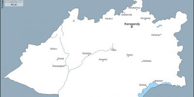 Harta karaganda, Kazahstan