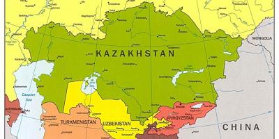Harta Kazahstan hartă asia